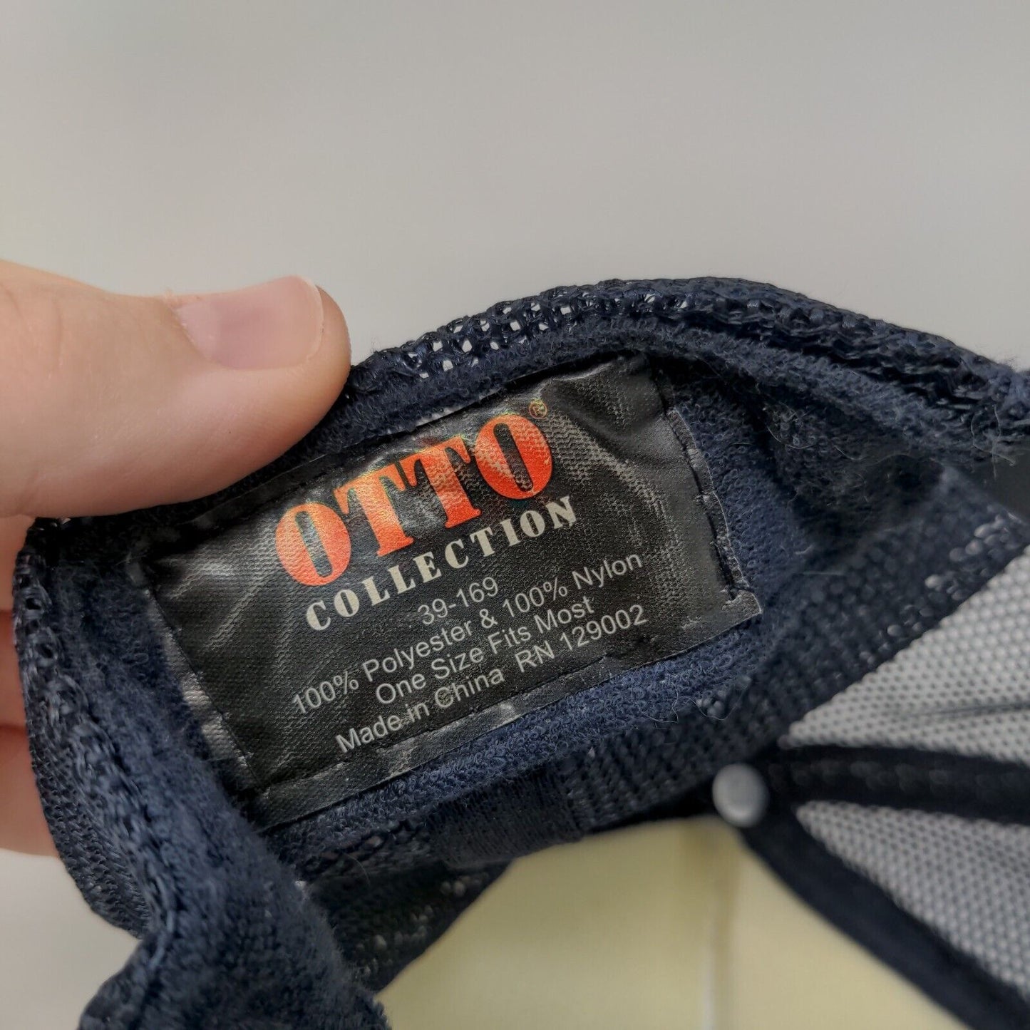 Forward Bite Podcast Snapback Mesh Back Rope Trucker Hat Blue OSFM Otto