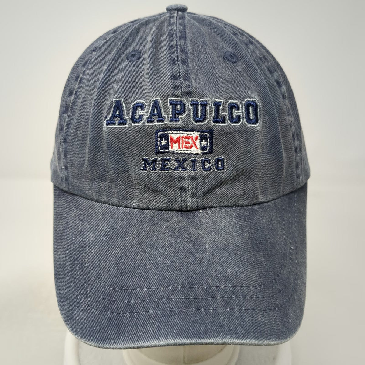 Caribbean Side Acapulco Mexico Blue Baseball Cap One Size Slideback Cotton Hat