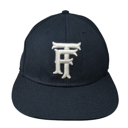 TF Fitted Baseball Cap Blue 7 3/8 Lightweight Embroidered The Game Pro