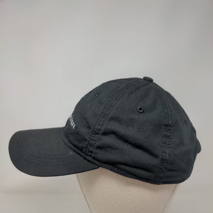 Tommy Hilfiger Slideback Hat Black One Size Embroidered Logo Adjustable