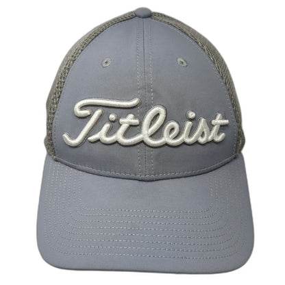 Titleist Baseball Cap Gray M Mesh Performance Golf Hat Pro V1 FootJoy FJ Logo
