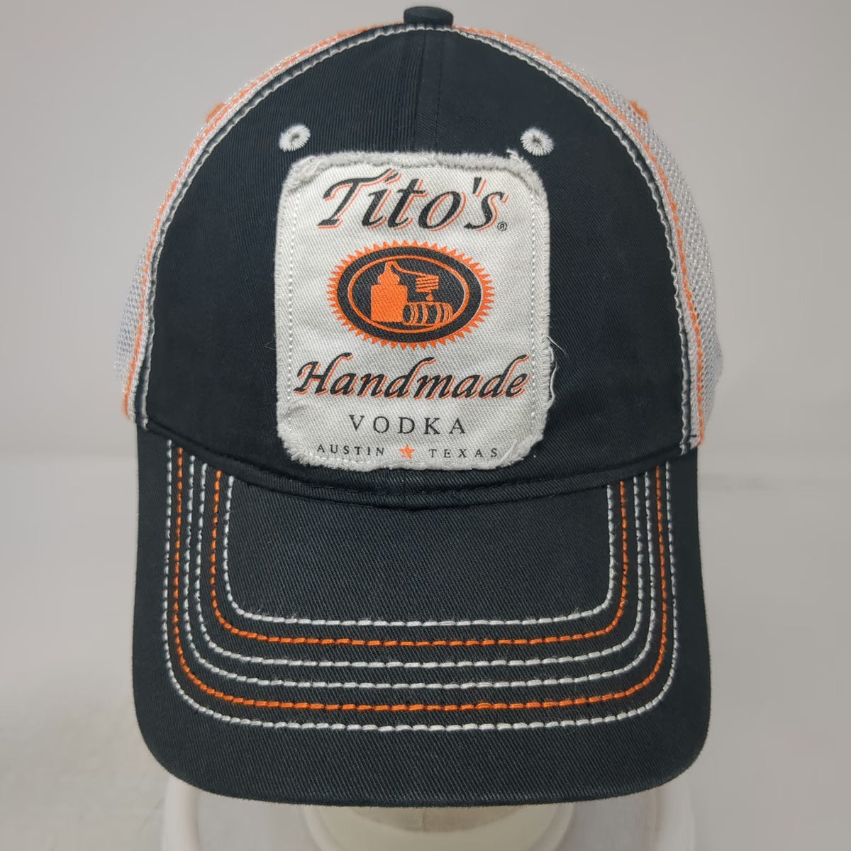 Boelter Baseball Cap Black One Size Titos Handmade Vodka Mesh Strapback Hat