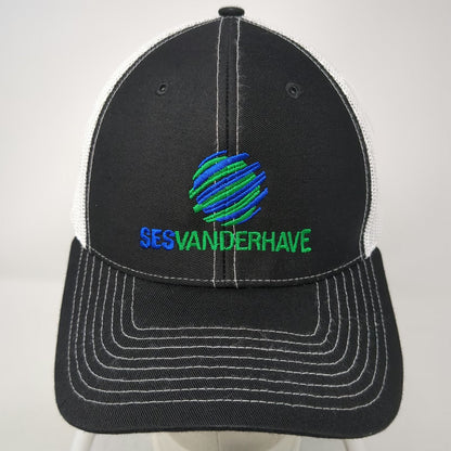 Richardson Trucker Hat Black One Size SESVANDERHAVE Blue Green Mesh Snapback
