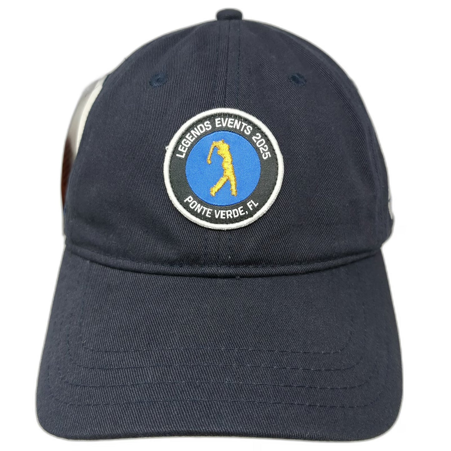 Pukka Baseball Cap Blue One Size Ponte Vedra FL Golf Burns Wilcox Leather Hat