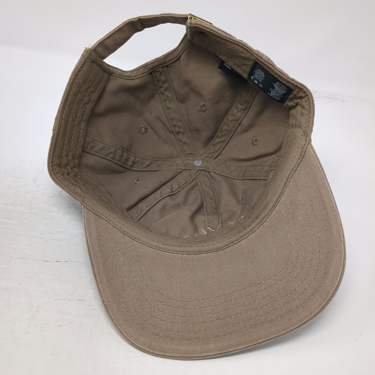 AS Colour Baseball Cap Brown One Size Buoy Water Club Patch Cotton Slideback Hat