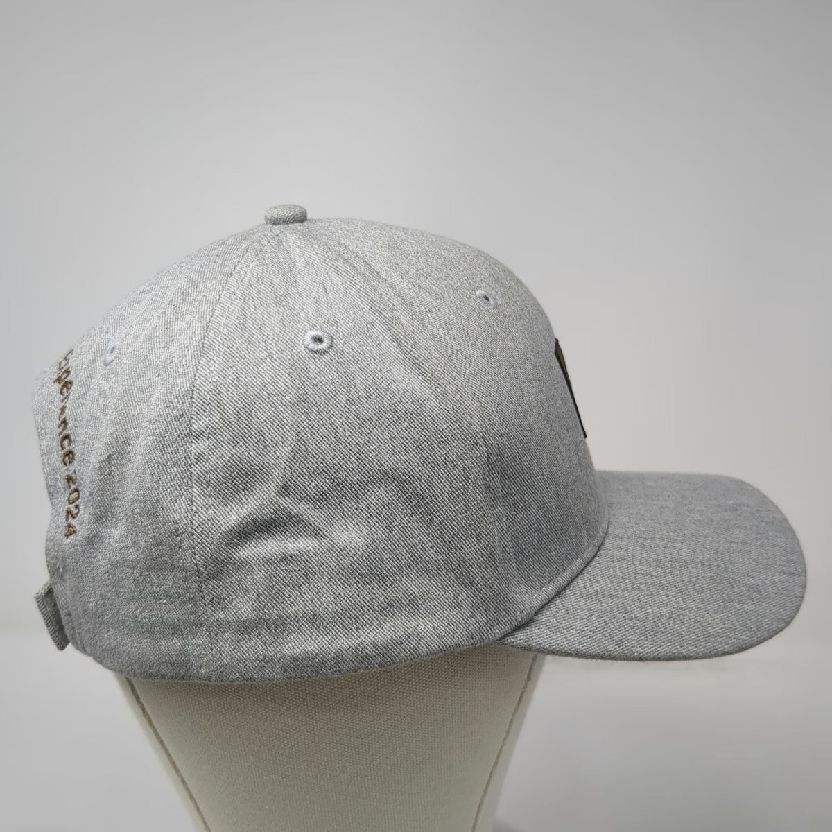 Caterpillar Baseball Cap Gray One Size Patch Tucson Premiere Experience 2024 Hat