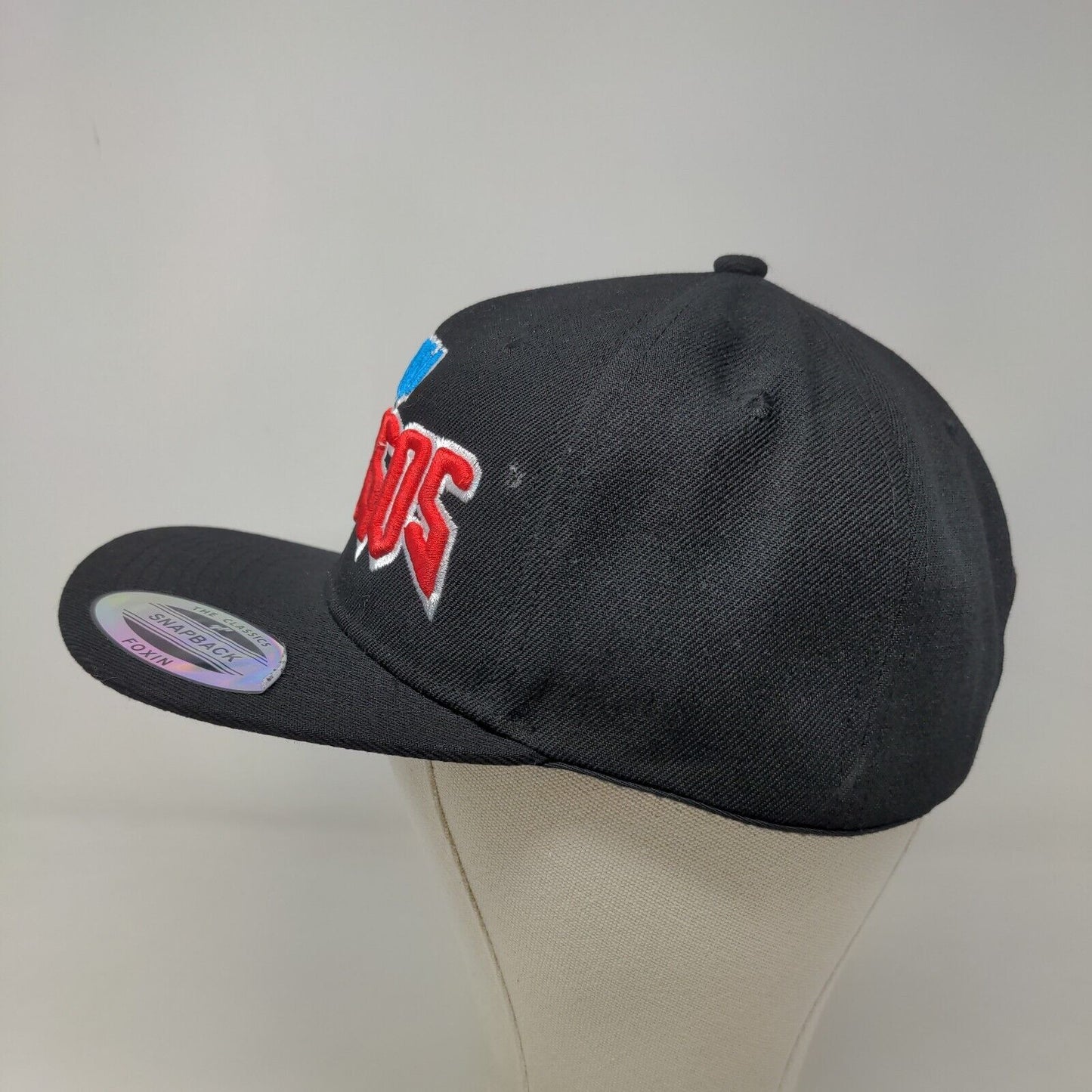 Foxin Men's Snapback Hat Black Adjustable Team Jugosos Embroidered Logo