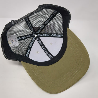 Paris 2024 Olympics Snapback Trucker Hat Multi 58cm Mesh Back W/Tags