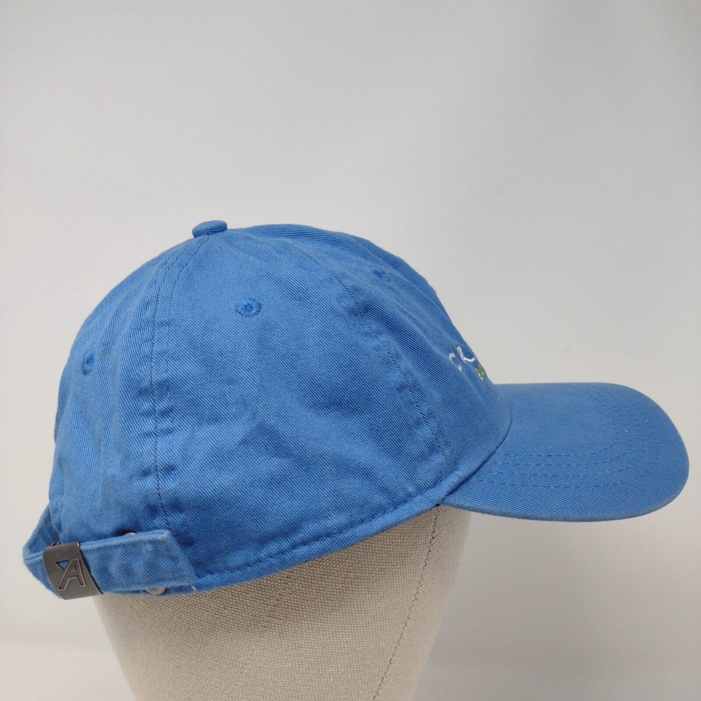 Creekside Sun Valley Slideback Hat Blue OSFA Classic Cut Ahead Vintage Cotton