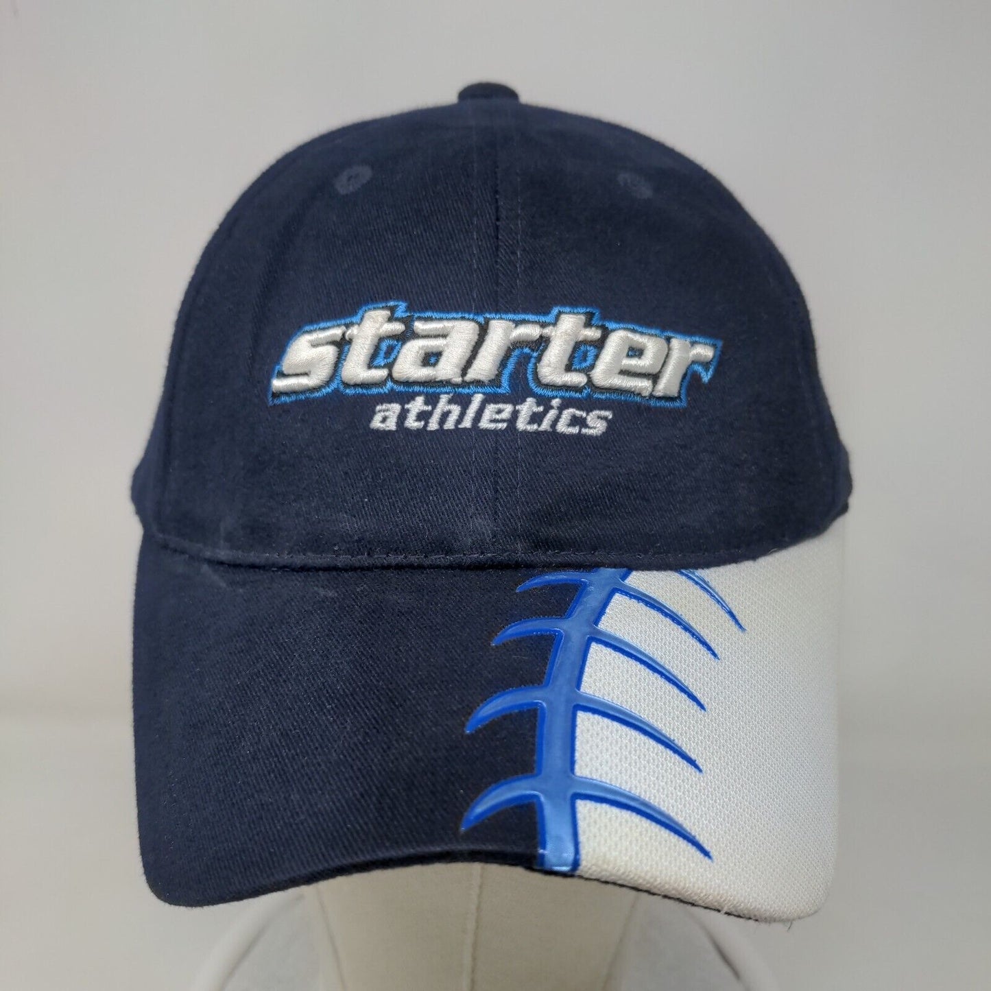 Starter Athletics Strapback Hat Blue OSFA Embroidered Adjustable