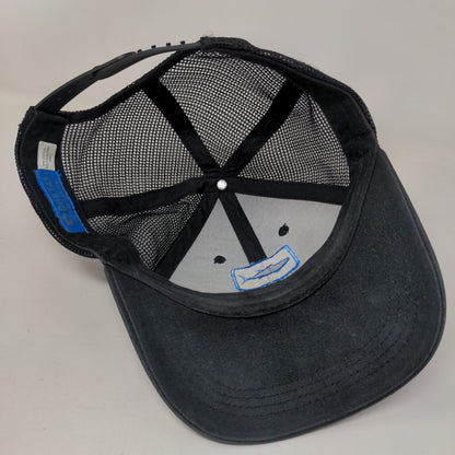 Costa del Mar Snapback Trucker Hat Black One Size Embroidered Mesh Back