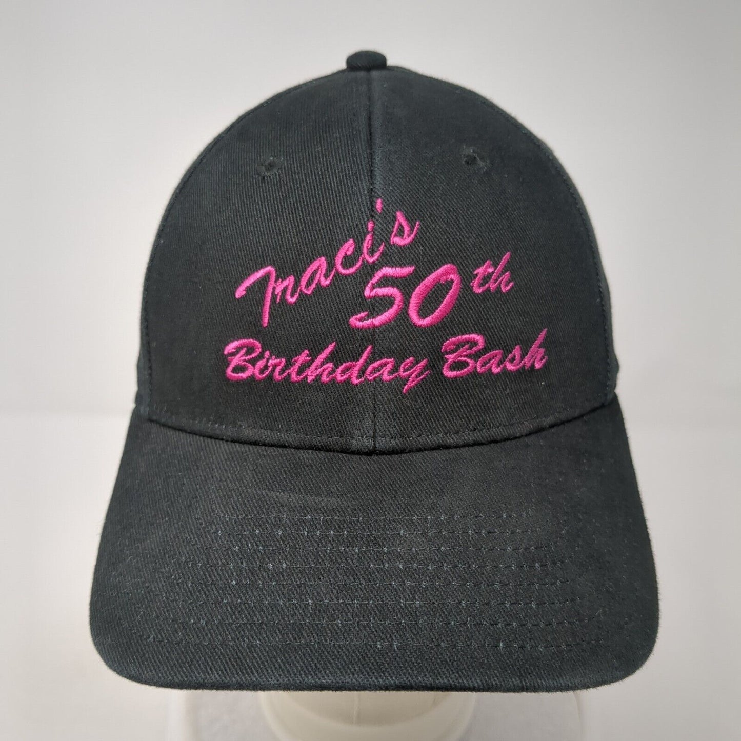 Traci's 50th Birthday Bash Fitted Hat Black M/L Proflex Outdoor Cap