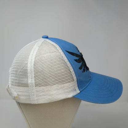 K-Products Baseball Cap Blue OSFM Mesh Back Strapback Honda Patch Graphic Hat