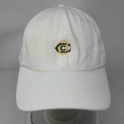 Imperial Slideback Hat White OSFA Embroidered C O Logo Adjustable