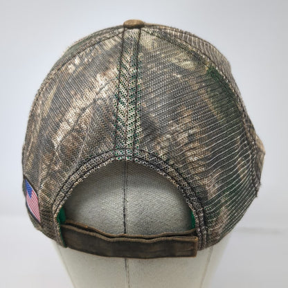 Viking Baseball Cap Brown One Size Mesh Camo Fire Protection American Flag hat