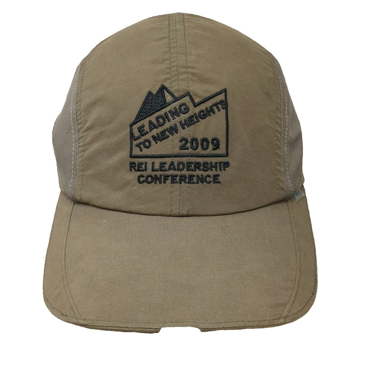 REI Baseball Cap Brown One Size 2009 Leadership Conference LED Light Brim Hat