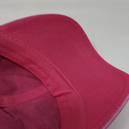 Normal Isn't Coming Back Jesus Is Slideback Hat Pink One Size Adjustable Cotton