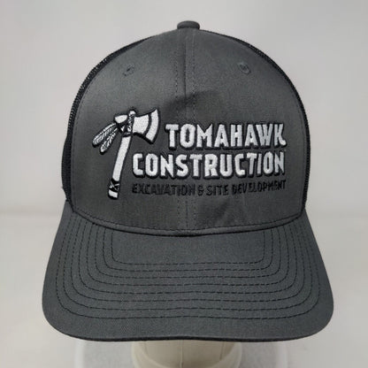 Tomahawk Construction Excavation & Site Development Trucker Hat Gray One Size