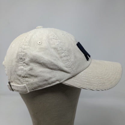 American Needle Men's Slideback Hat Tan Corduroy Embroidered New York Logo