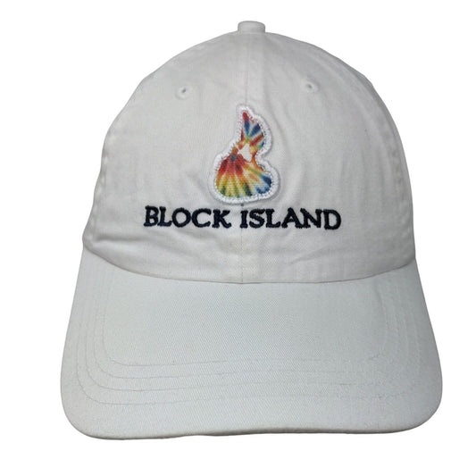 Block Island Ladies Slideback Hat White One Size Adjustable Ladies Cut Kate Lord