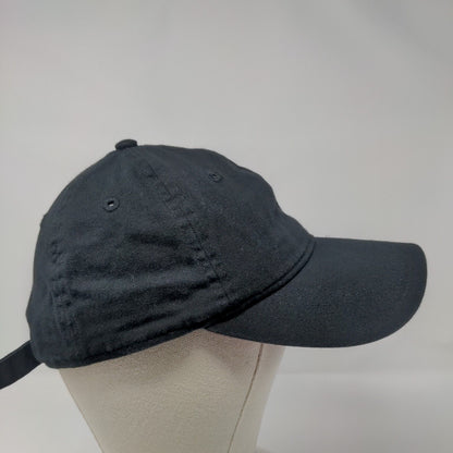 PUMA Slideback Hat Black OSFA Adjustable Embroidered 6 Panel Cotton