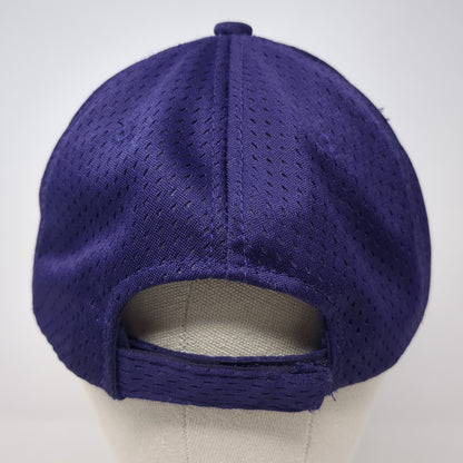 Outdoor Cap Strapback Baseball Cap Purple One Size Adjustable 6 Panel Blank