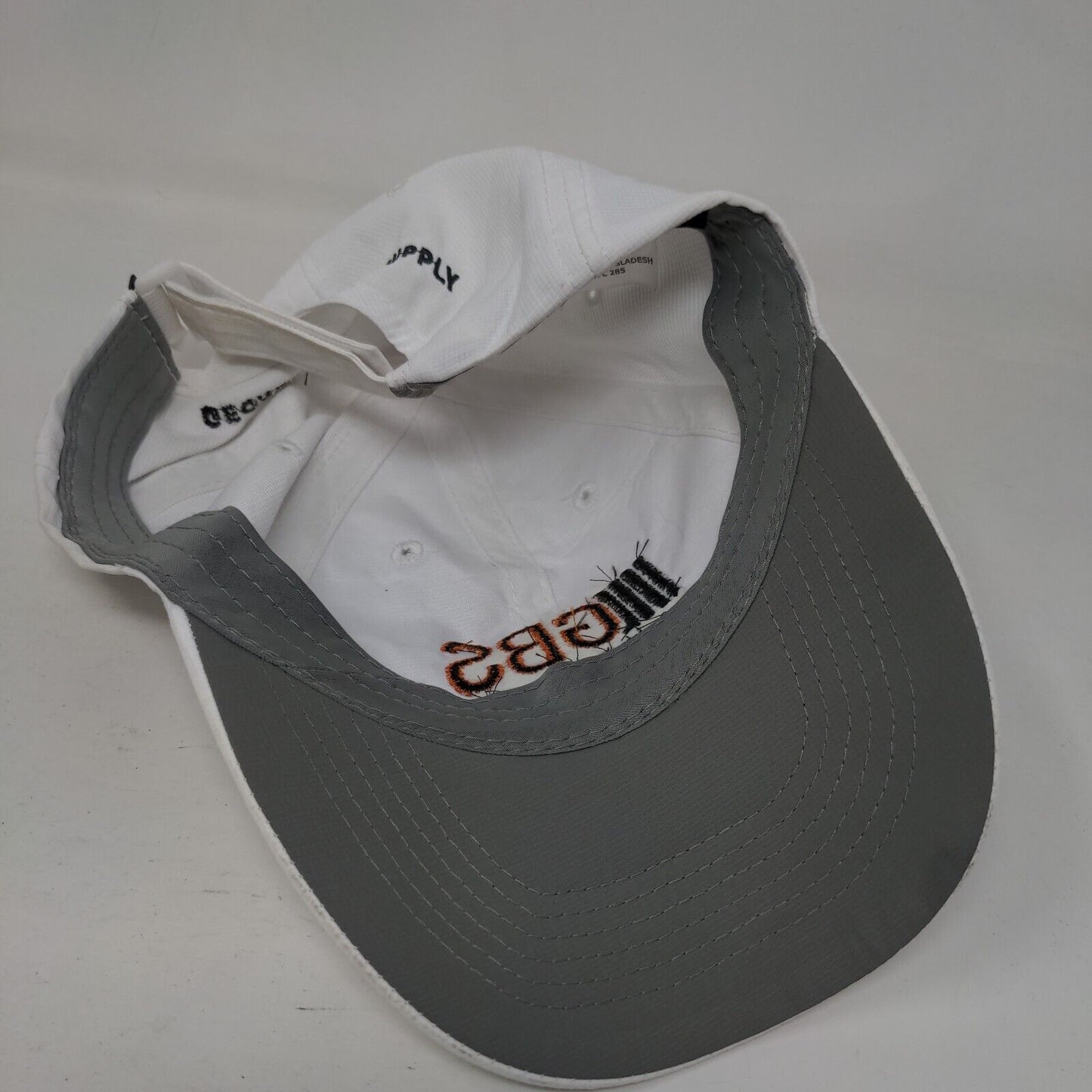 GBS Equipment Rental Strapback Hat White OSFA Embroidered Adjustable