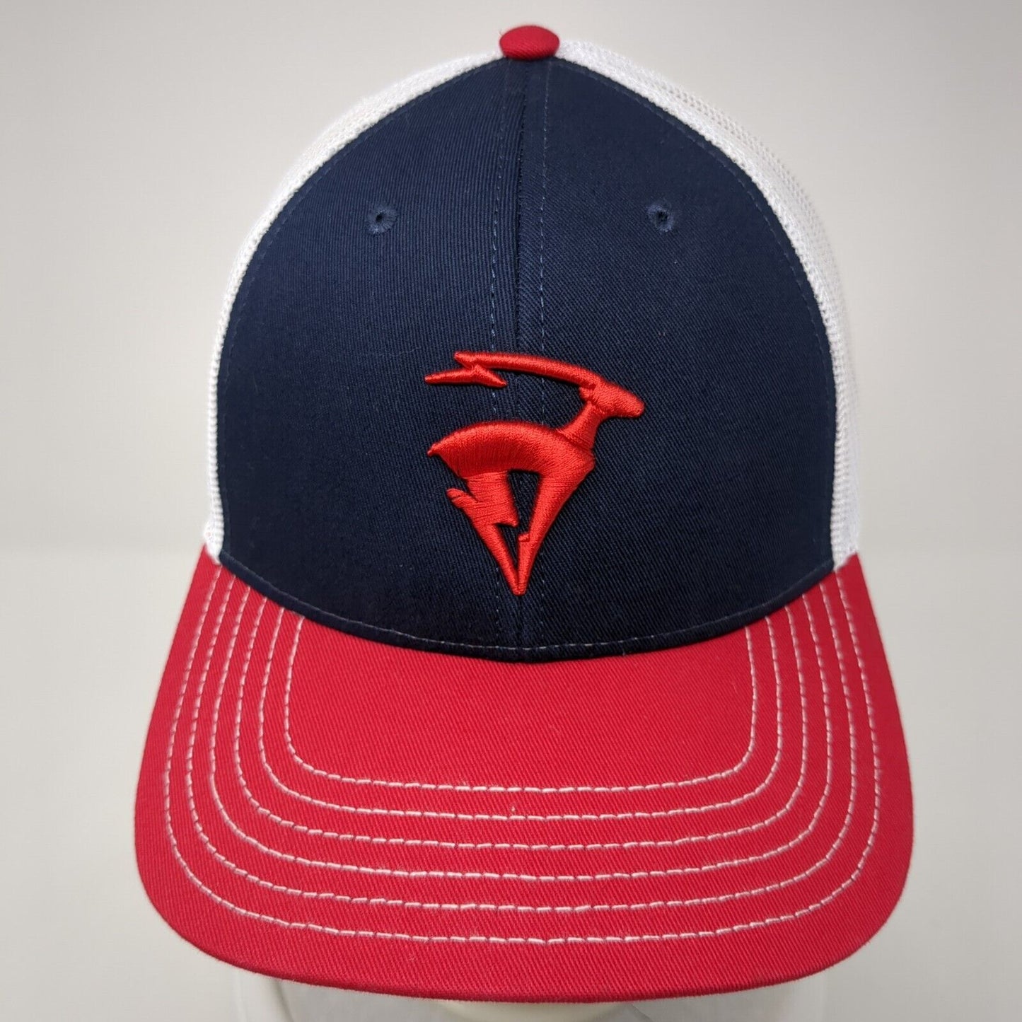 Cap America Snapback Trucker Hat Multi OSFA Embroidered Logo Mesh Back