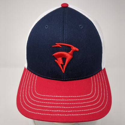 Cap America Snapback Trucker Hat Multi OSFA Embroidered Logo Mesh Back