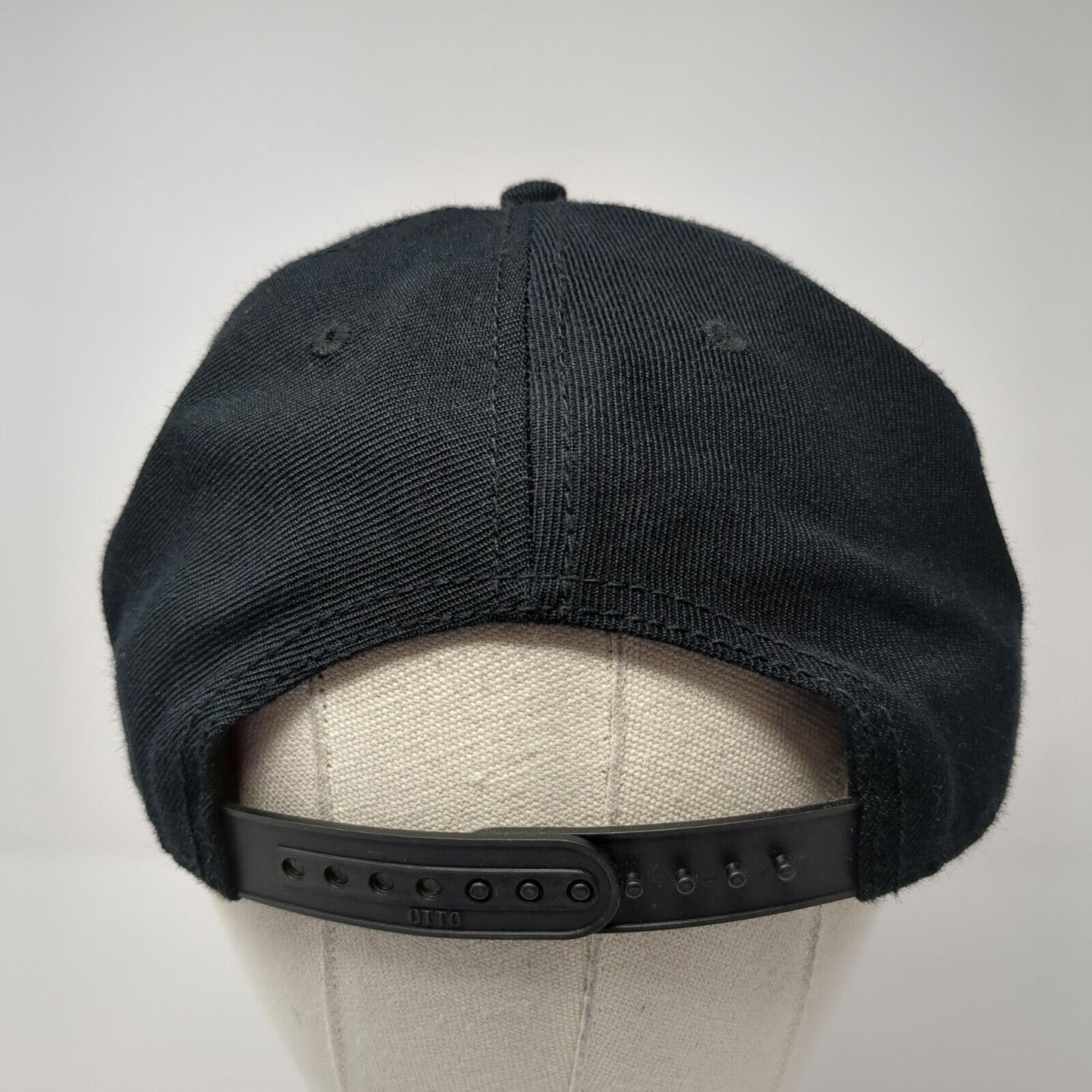 America Home of The Brave Snapback Hat Black OS Adjustable Embroidered Otto