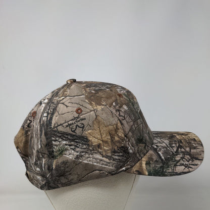 Federated Car Care Strapback Hat Camo One Size Adjustable Embroidered