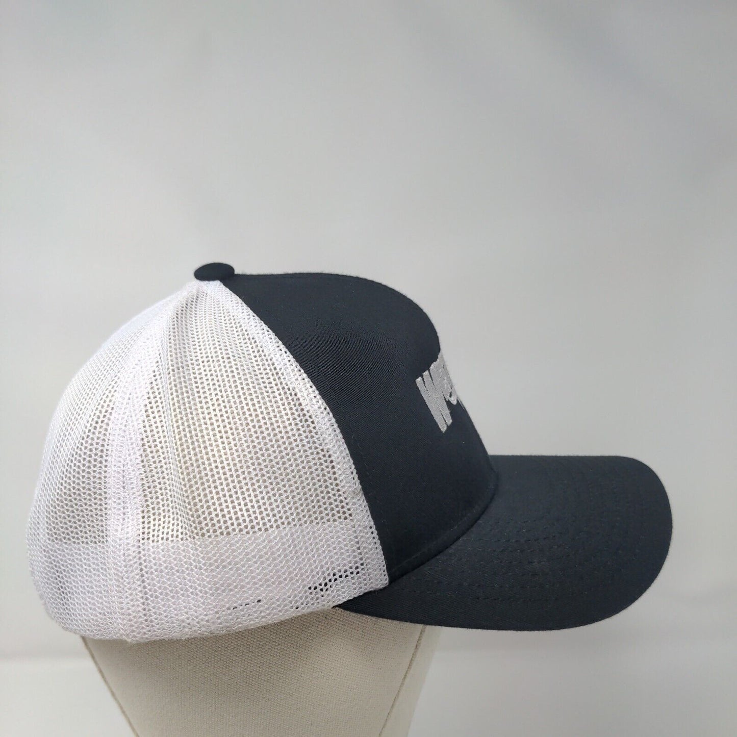 Westland Snapback Trucker Hat Black OS Adjustable Mesh Back Pacific Headwear