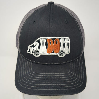 Van Do It Snapback Trucker Hat Black One Size Adjustable Mesh Back Richardson