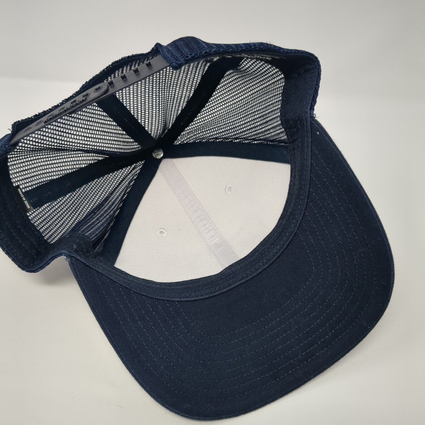 Aces Fastpitch Snapback Trucker Hat Blue One Size Mesh Back Adjustable