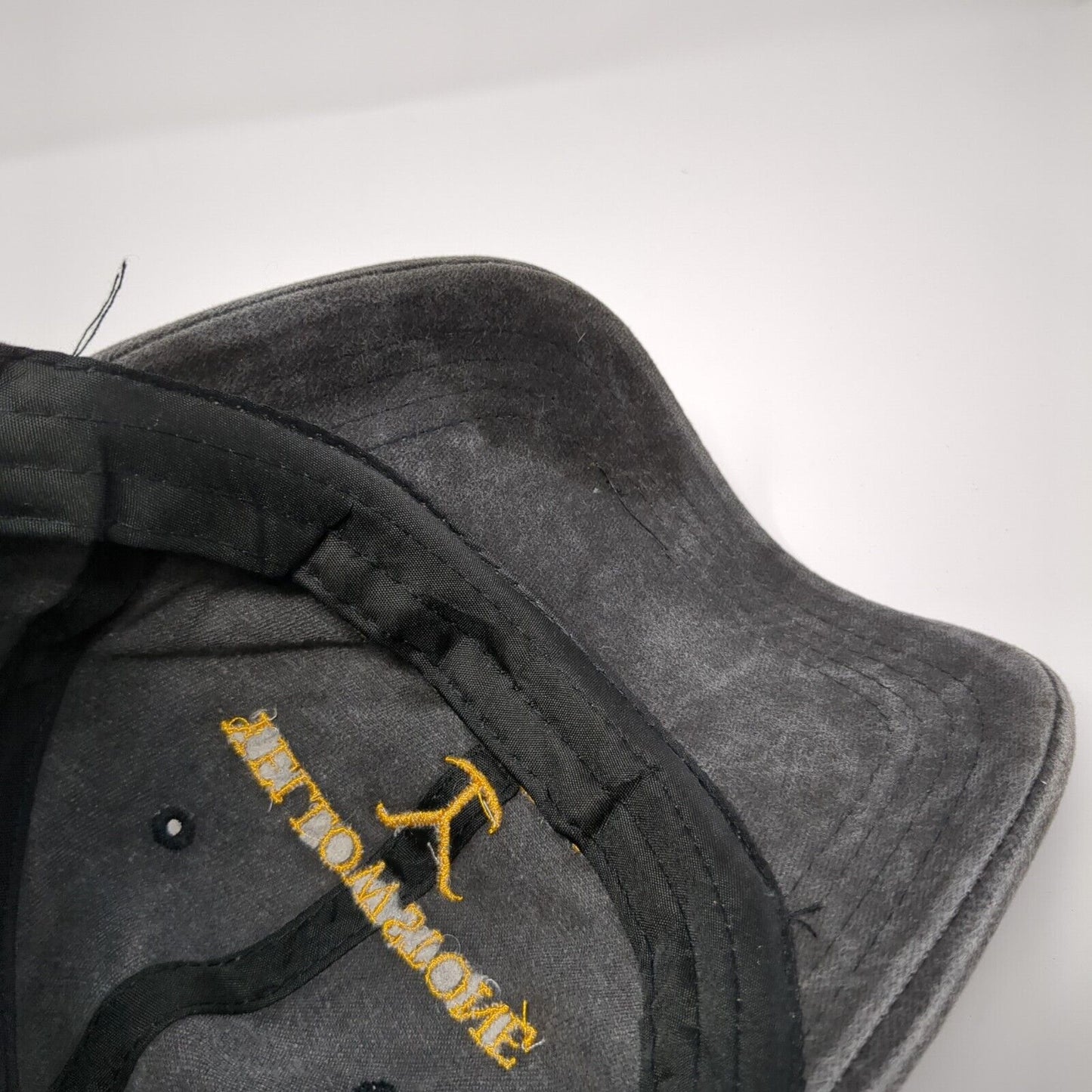 Yellowstone Dutton Ranch Slideback Hat Gray One Size Solid Embroidered