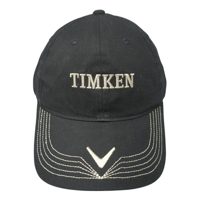 Timken Slideback Hat Black One Size Adjustable Callaway C-Tech 6 Panel