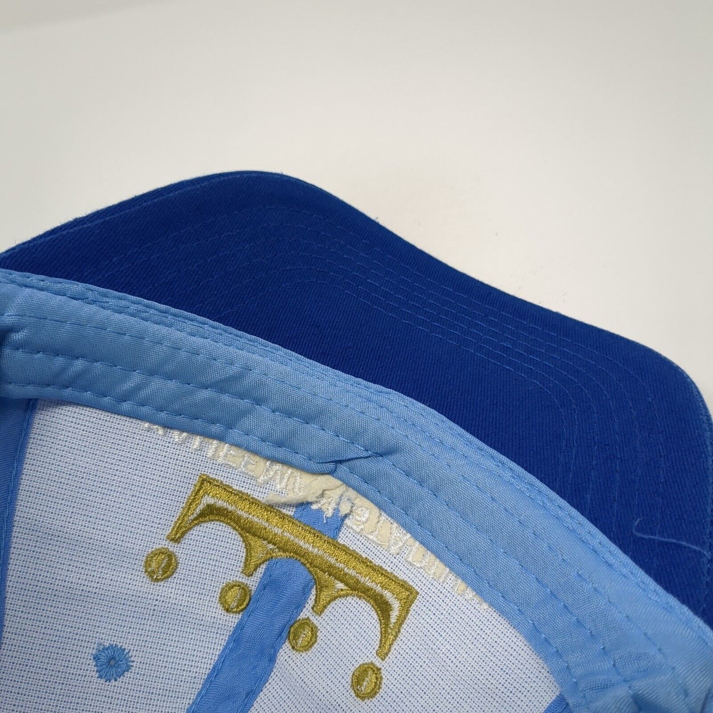 Kauffman Stadium Strapback Hat Blue One Size Adjustable Embroidered