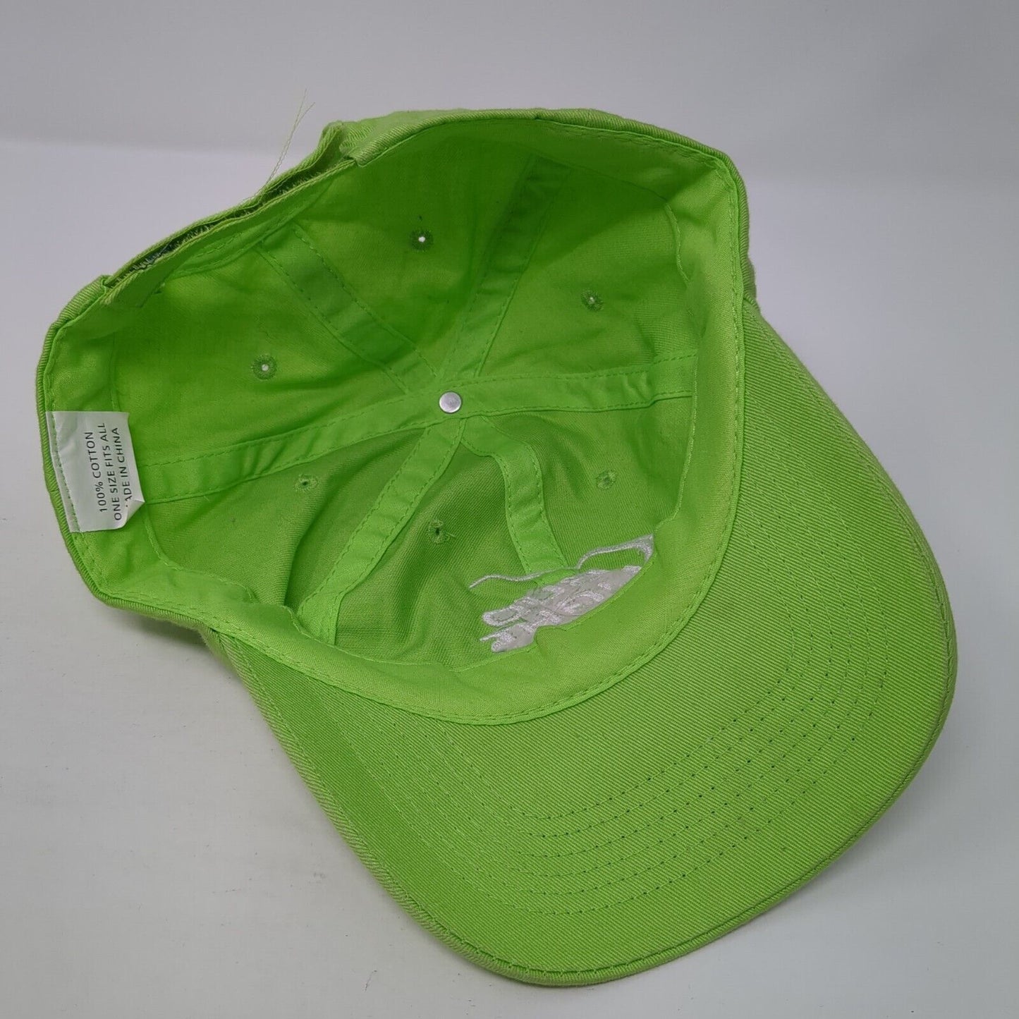 Bud Light Lime Strapback Hat Green One Size Adjustable Embroidered