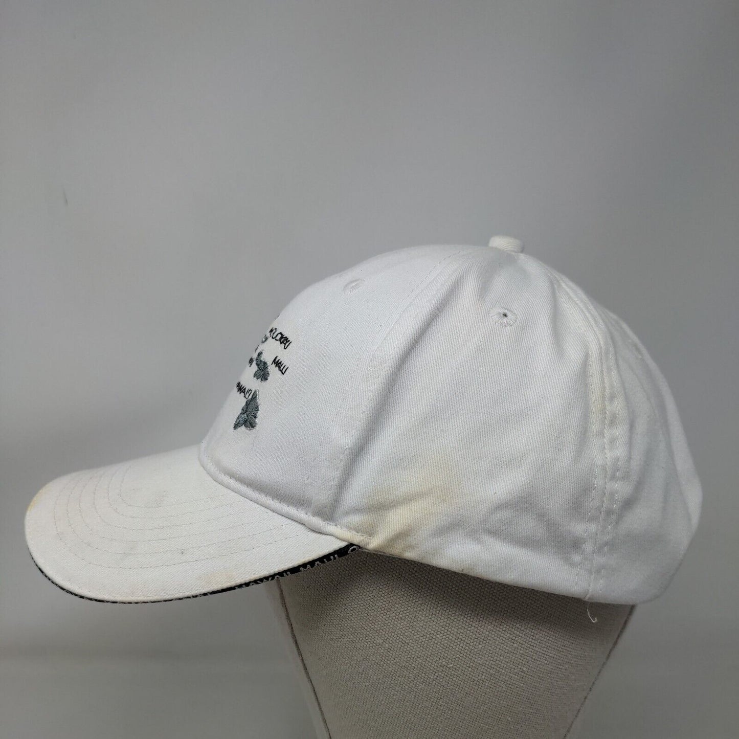 Surfware Strapback Hawaiian Islands Strapback Hat White OSFA Embroidered