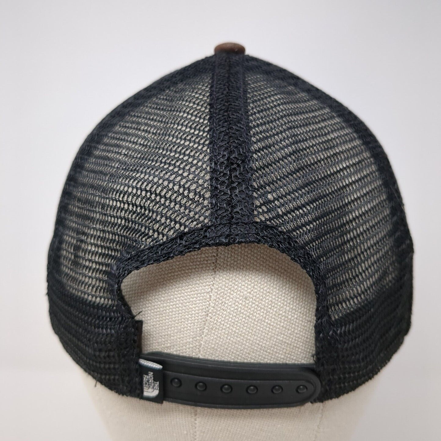 The North Face Bear Snapback Trucker Hat Brown One Size Mesh Back