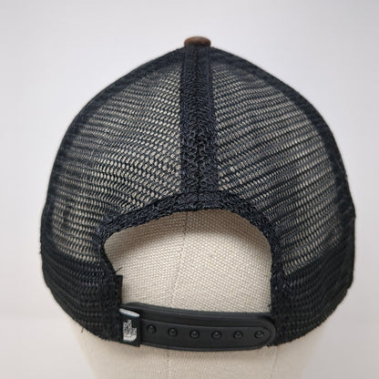 The North Face Bear Snapback Trucker Hat Brown One Size Mesh Back