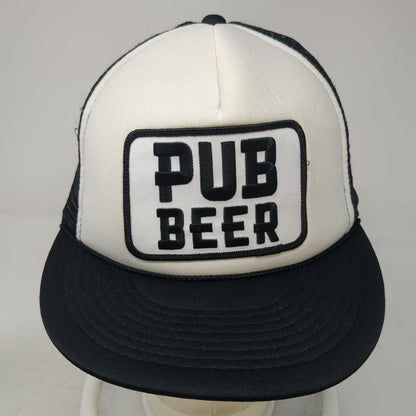 10 Barrel Brewing Co. Trucker Hat Black One Size Pub Beer Foam Mesh Snapback