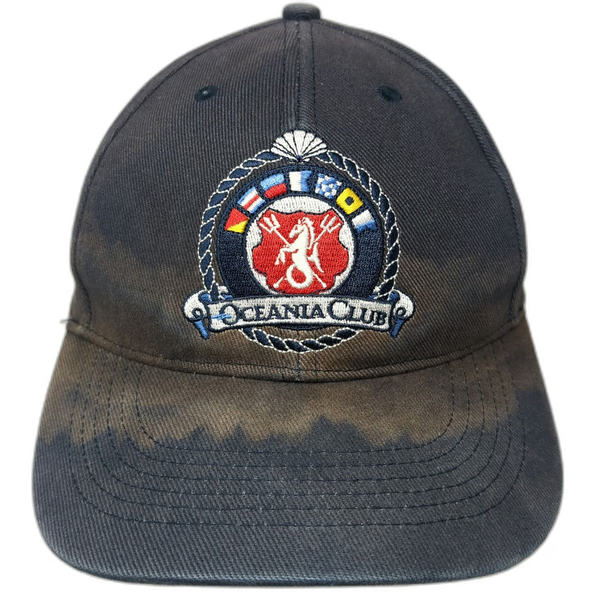 Oceania Cruises Silver Level Member Nautical Crest Blue OSFM Baseball Cap Hat