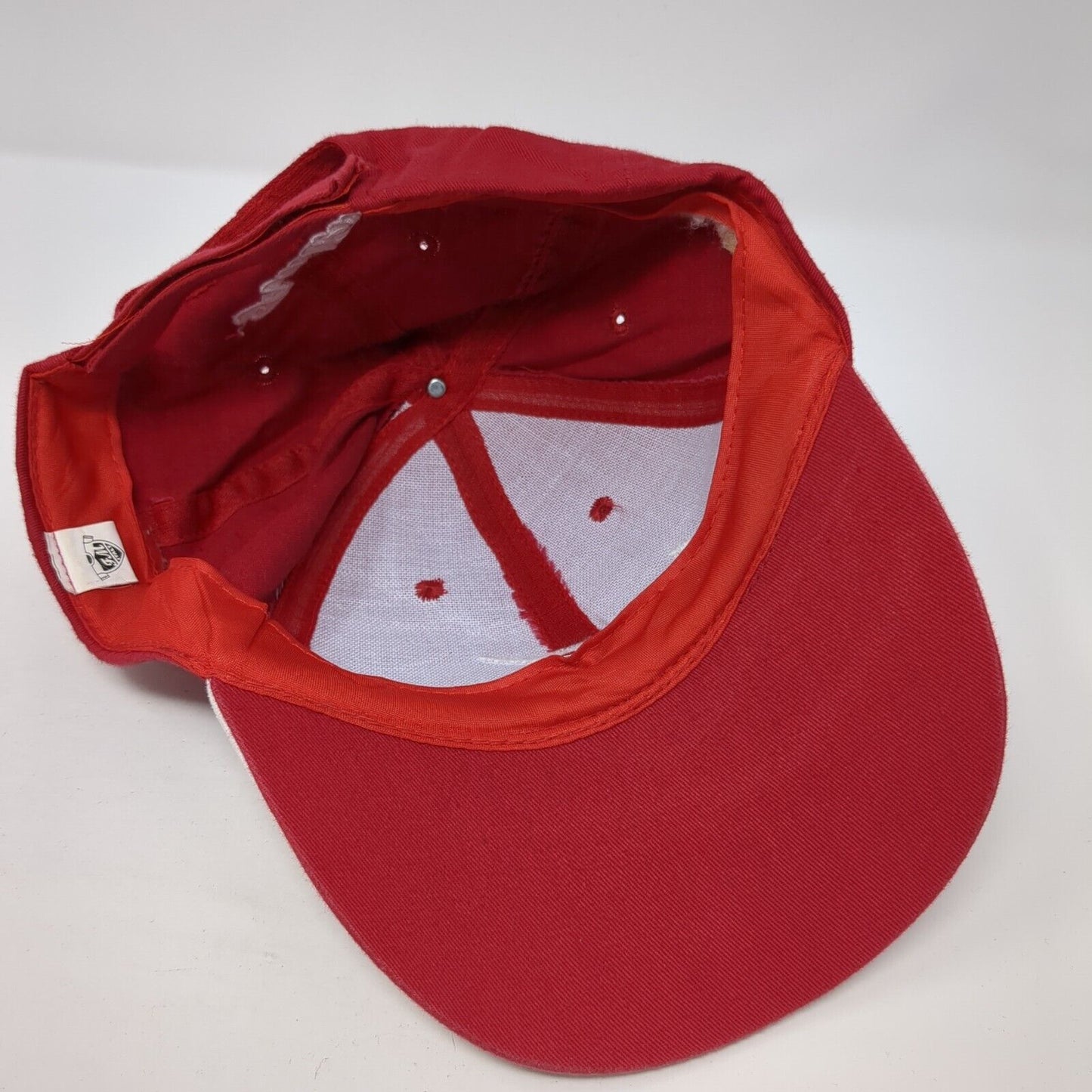 Venezia Italia Strapback Hat Red 59cm Adjustable Embroidered 6 Panel