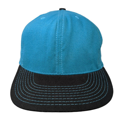 Twin City Knitting Fitted Baseball Cap Blue 7 3/8 Lightweight Colorblock Blank