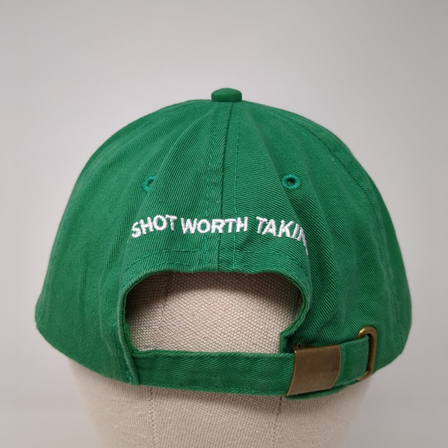 Hornitos Slideback Baseball Cap Green One Size Adjustable Embroidered Cotton