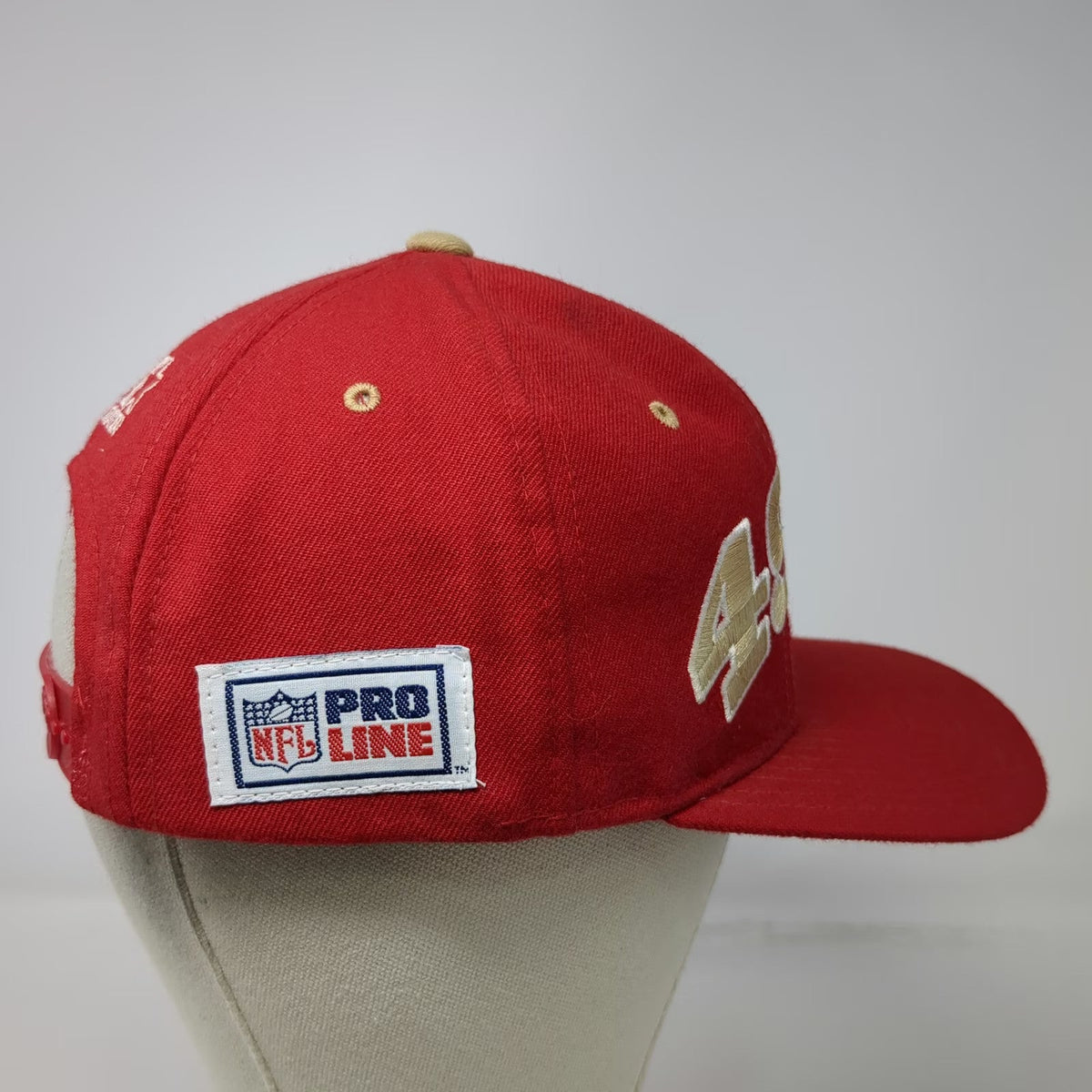 San Francisco 49ers NFL Starter Trucker Hat Red Snapback Wool Pro Line Vintage