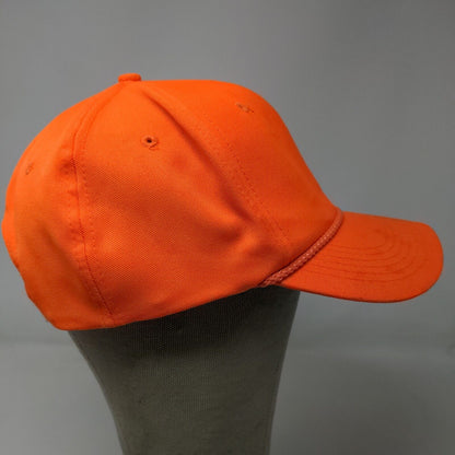 Signature Men's Hunter Orange Trucker Hat Size OSFA Blank Bright Color