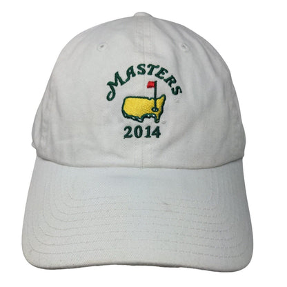 Masters 2014 Slideback Hat White One Size Embroidered American Needle