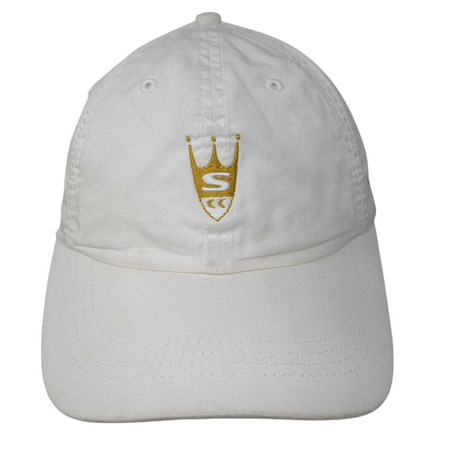 First Year Caddie Strapback Baseball Cap White One Size Adjustable Imperial
